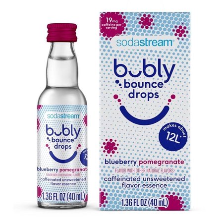 SODASTREAM Bubly Bounce Blueberry Pomegranate Fruit Drops 1.36 oz 1 pk 1025268010